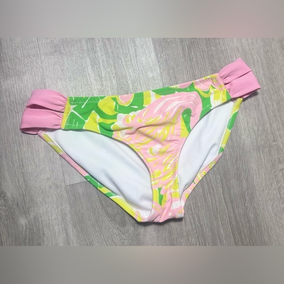 Lilly Pulitzer for Target Green and Pink Swim Suit Bottom Size Small - Picture 1 of 5